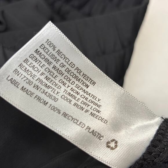 Future Collective Kahlana Brown High-Rise Nylon Ankle Zip Joggers Black Size 3X - Picture 8 of 11